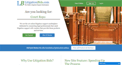 Desktop Screenshot of litigationbids.com